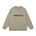FEAR OF GOD FOG ESSENTIALS Letter Print Loose Crew Neck Sweatshirt Unisex