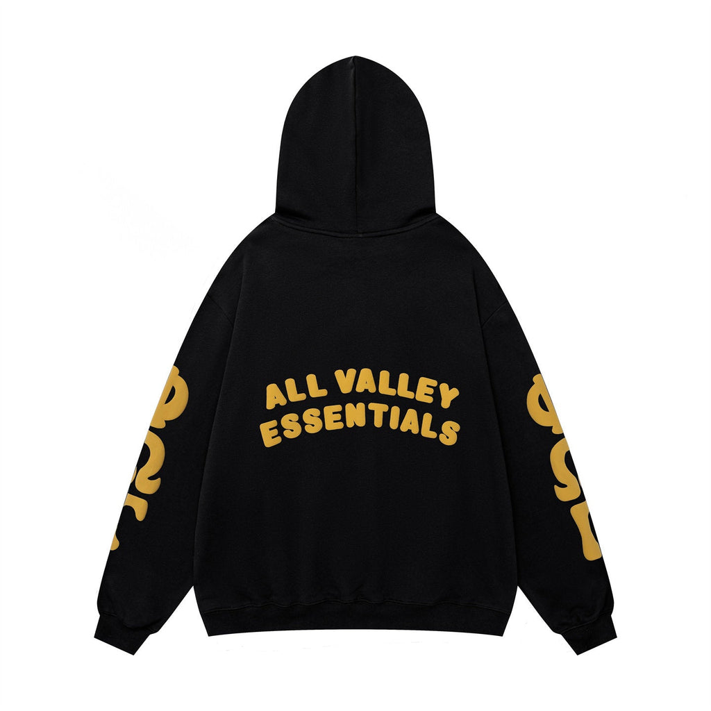 Fear of God FOG ESSENTIALS Foam Print Kirin Sleeve Zip‑Up Hoodie