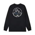The North Face Never Stop Exploring Mountain Graphic Long Sleeve T-Shirt – Black